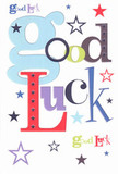 The essence of Stroud Green's neighbourly optimism bursts from this good luck card, where the phrase 'Good Luck' is woven in a medley of inviting blues, rich reds, mossy greens, and regal purples, each letter thoughtfully arranged to evoke a sense of camaraderie. Wildly scattered stars-navy, lilac, apple green, and lemon-dot the crisp white background in a pattern reminiscent of summer nights near Wray Crescent Park. The card's face conveys a bright, cheerful rhythm, each typographic choice conjuring the artistic flair found in Stroud Green's creative corners. The smooth surface invites gentle touch, echoing the tactile pleasure of quality cardstock chosen with pride by local florists for life's big moments. Ideal for marking milestones-new jobs, upcoming exams, or heartfelt goodbyes-this card feels like a warm send-off from the heart of the community. Its combination of lively colours, playful stars, and feel-good design ensures the message within is as supportive and uplifting as the well-wishes exchanged in the shops and cafés along Stroud Green Road, making it a perfect companion for life's next adventure.